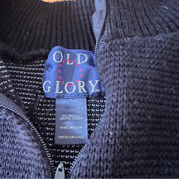 OLD GLORY 1/4 zip sweater 
MADE IN U.S.A Men’s M - Picture 6 of 8